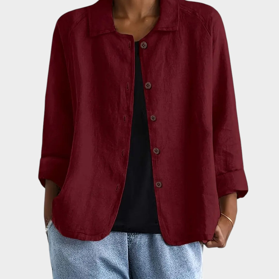 Romilly| Blusa Lino Casual