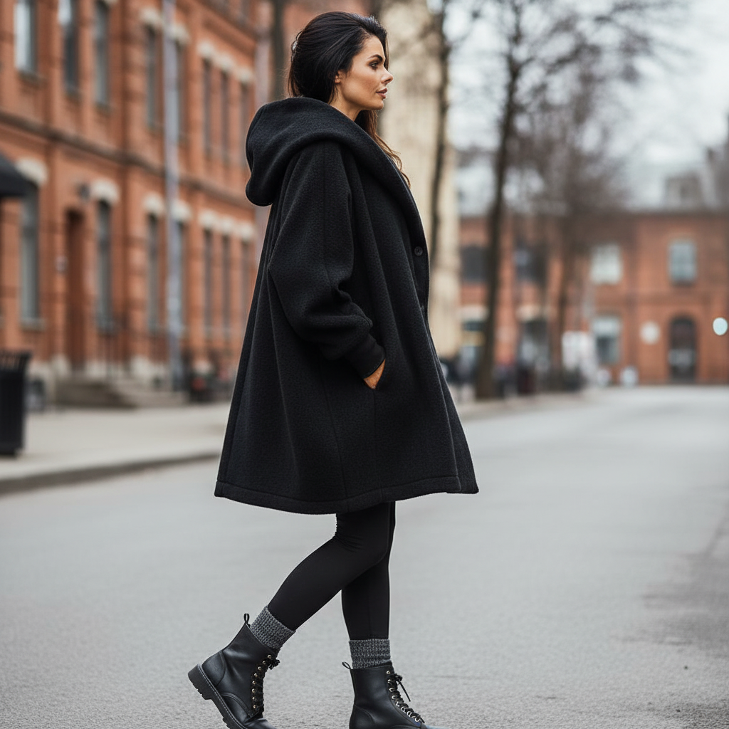 Zara| Abrigo Pana Moderno