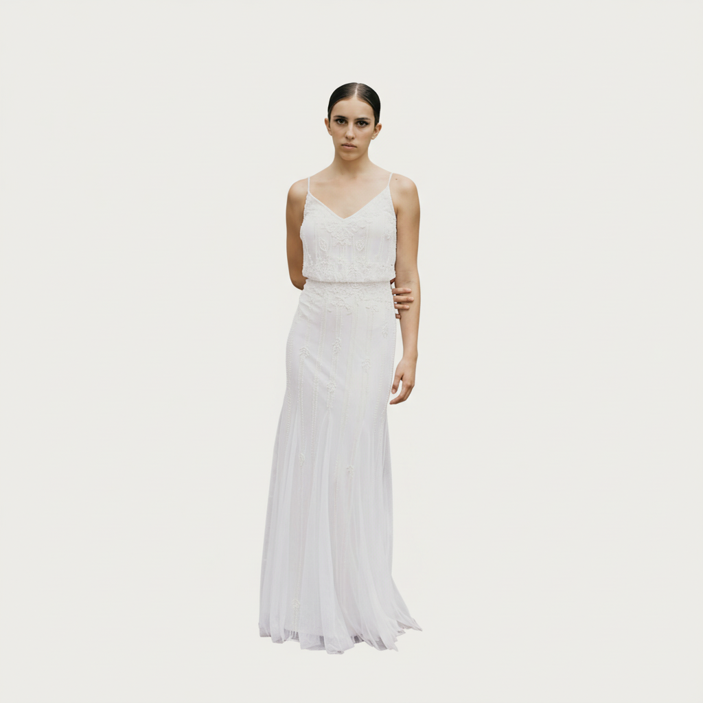 Vestido Largo Elegante con Detalles Lujosos – Ceylan Bcn