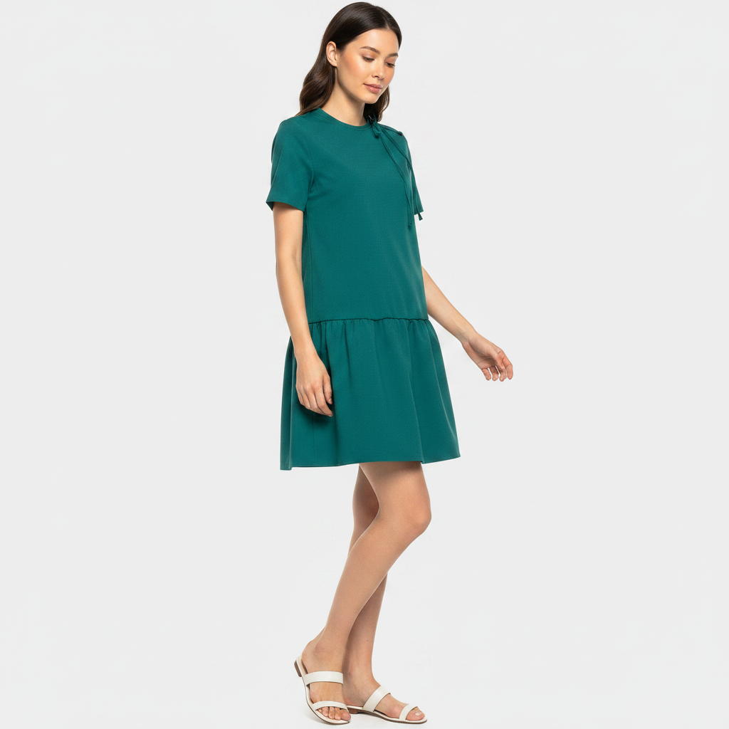 Elowyn| Vestido Algodón Asimétrico