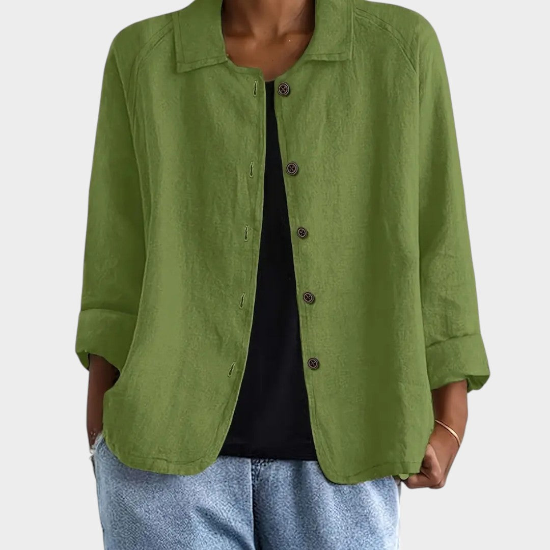 Romilly| Blusa Lino Casual