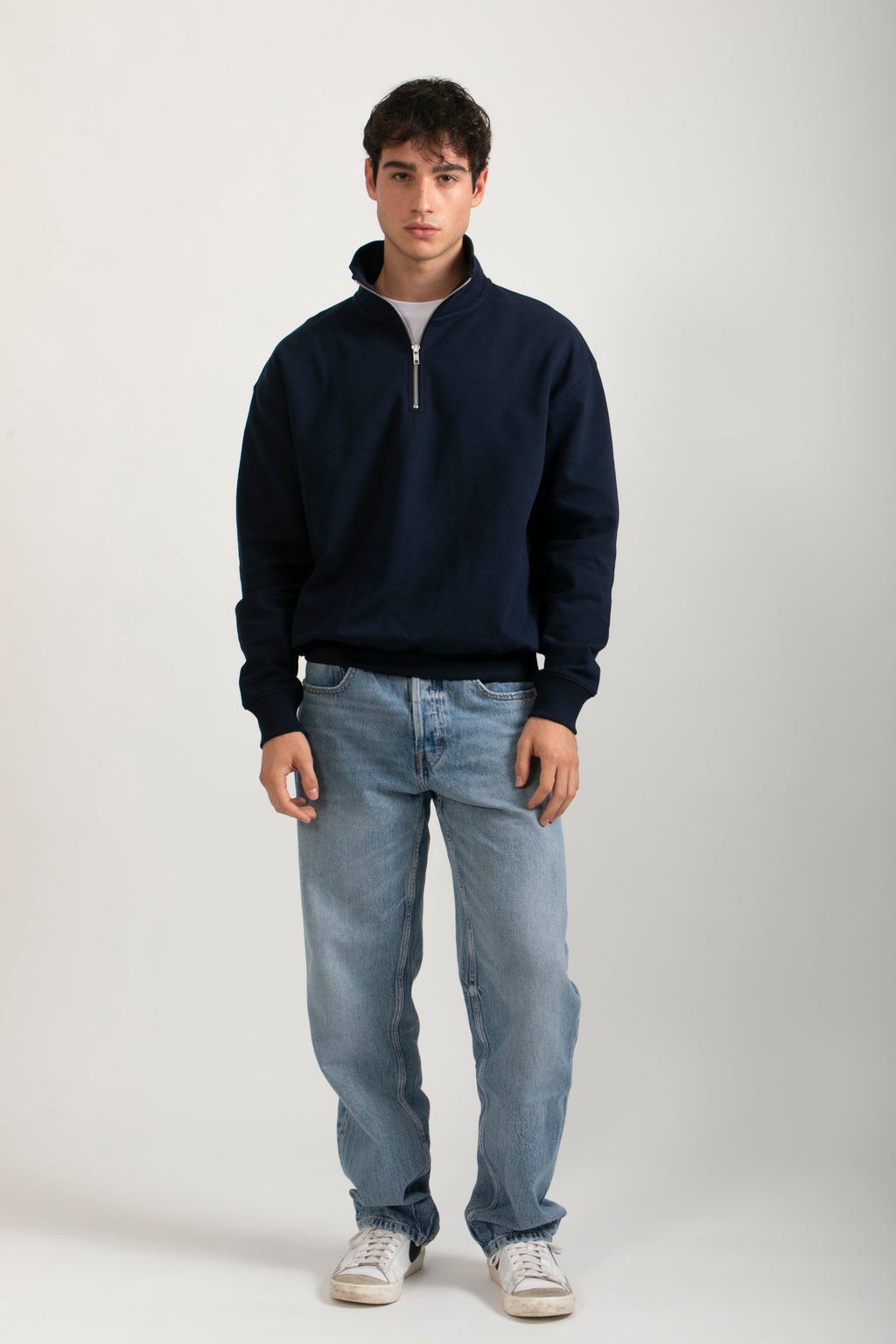 Sudadera Orgánica Oversize con Cremallera - 022-2