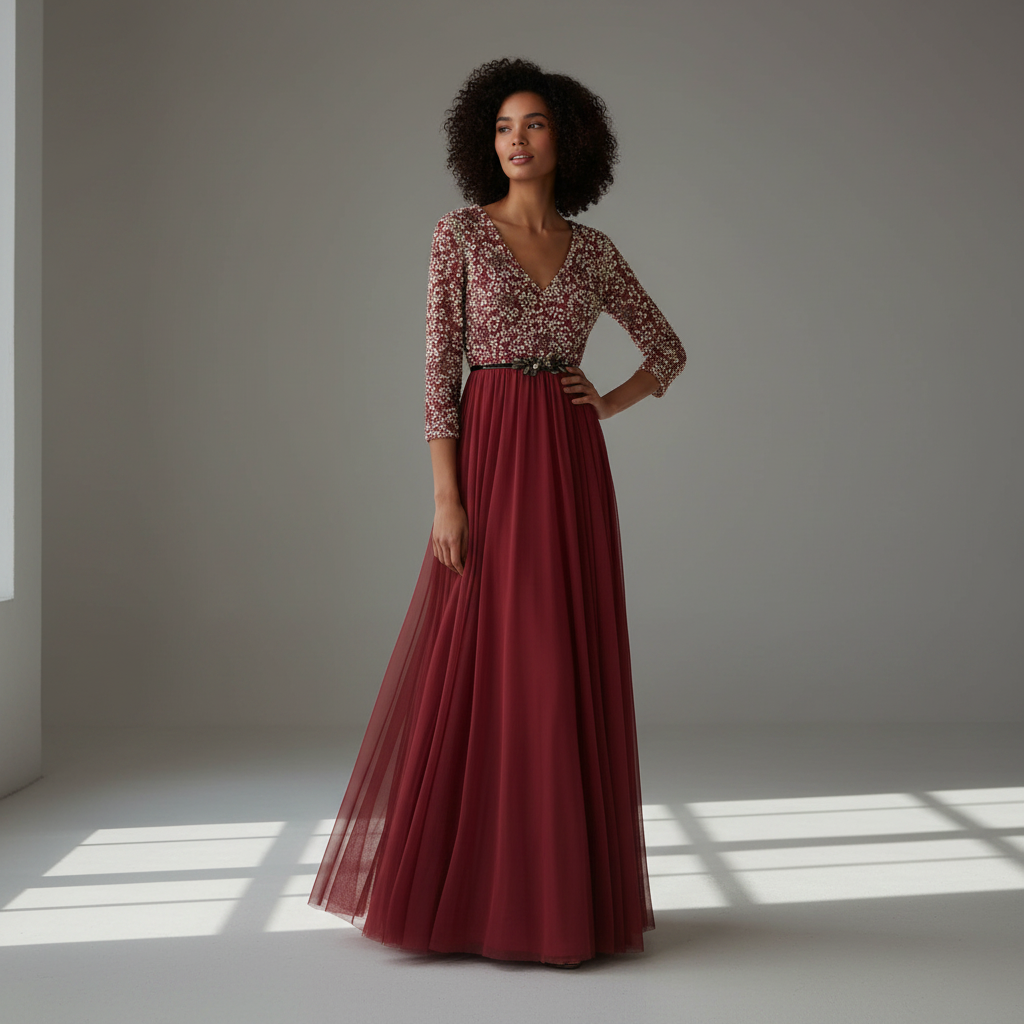 Minerva| Vestido largo floral