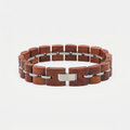 Pulsera Tor – Eco-Friendly Redwood & Acero Norse