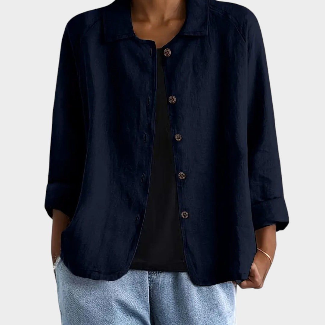 Romilly| Blusa Lino Casual