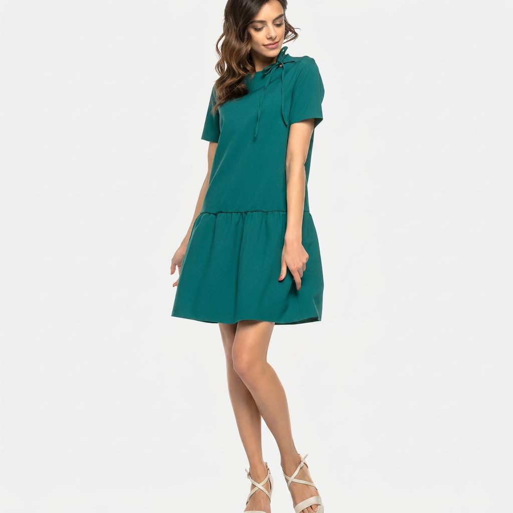 Vestido Casual con Detalle Lazo – Estilo Único