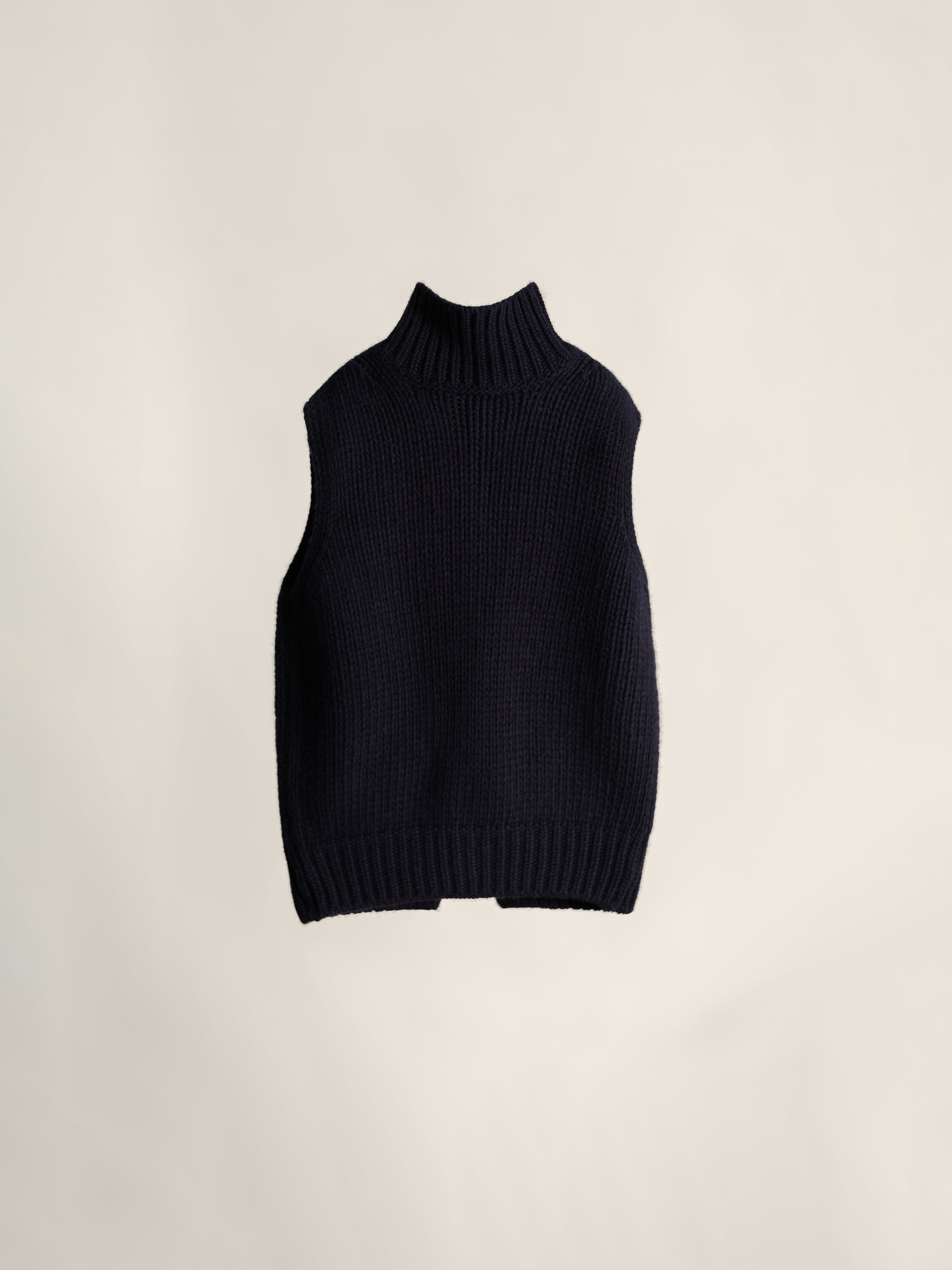 Top Sin Mangas Mezcla de Cashmere